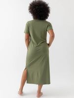 Women's Brushed Bamboo Midi Dress
