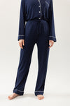 Women's Stretch-Knit Long Sleeve Bamboo Pajama Set