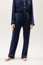 Women's Stretch-Knit Long Sleeve Bamboo Pajama Set