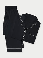 Women's Stretch-Knit Long Sleeve Bamboo Pajama Set