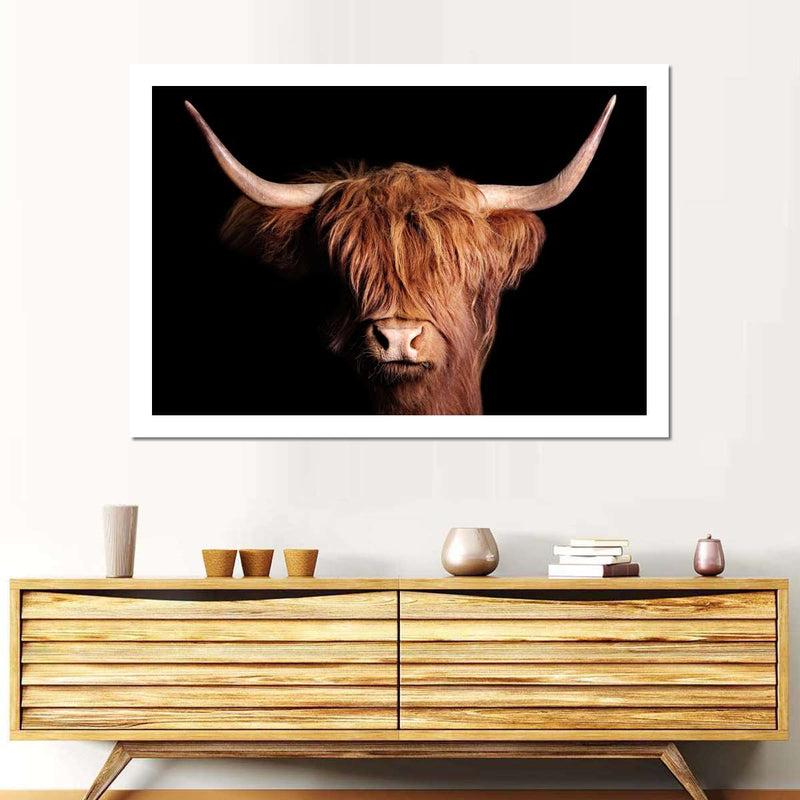 Scottish Highland Cow Wall Art