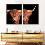 Scottish Highland Cow Wall Art