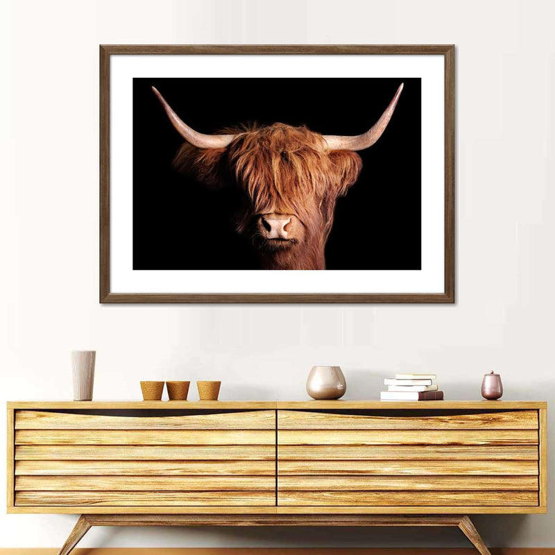 Scottish Highland Cow Wall Art