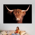 Scottish Highland Cow Wall Art