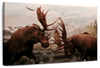 Moose Battle Wall Art