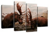 Moose Battle Wall Art