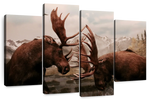 Moose Battle Wall Art