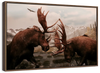 Moose Battle Wall Art