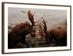 Moose Battle Wall Art
