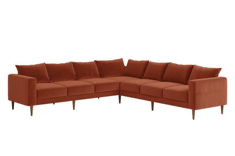 The Essential Corner Sectional (7 Seat) in Recycled Velvet