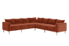 The Essential Corner Sectional (7 Seat) in Recycled Velvet