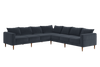 The Essential Corner Sectional (7 Seat) in Recycled Velvet