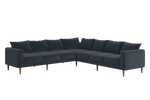 The Essential Corner Sectional (7 Seat) in Recycled Velvet