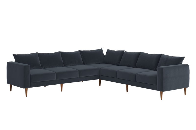 The Essential Corner Sectional (7 Seat) in Recycled Velvet