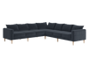 The Essential Corner Sectional (7 Seat) in Recycled Velvet