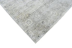 7.8x9.8 Rug, Abstract Blue and Gray Rug made with Viscose Art Silk, Living, Dinning and Bedroom Rug | TRD0091AR7898