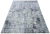 7.8x9.8 Rug, Abstract Blue and Gray Rug made with Viscose Art Silk, Living, Dinning and Bedroom Rug | TRD0092AR7898
