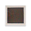 Framed Gucci Patterned G Squares Scarf Blue and Red in a 20x20x2 Shadowbox