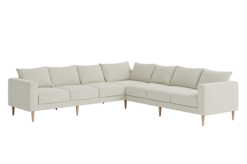 The Essential Corner Sectional (7 Seat) in Recycled Velvet
