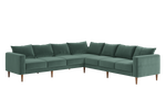 The Essential Corner Sectional (7 Seat) in Recycled Velvet