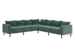 The Essential Corner Sectional (7 Seat) in Recycled Velvet