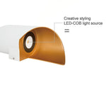 MIRODEMI® Creative White/Black Outdoor Aluminum Waterproof Wall Lamp For Courtyard
