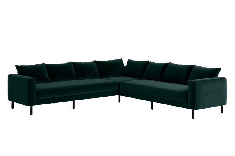 The Essential Corner Sectional (7 Seat) in Recycled Velvet