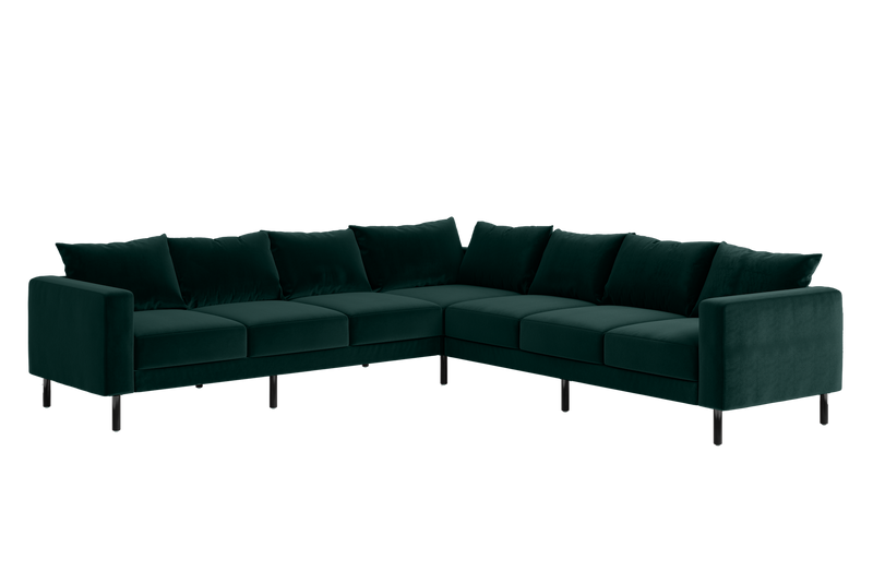 The Essential Corner Sectional (7 Seat) in Recycled Velvet