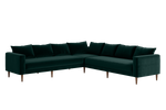 The Essential Corner Sectional (7 Seat) in Recycled Velvet