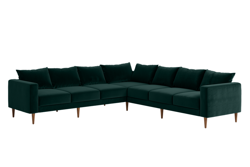 The Essential Corner Sectional (7 Seat) in Recycled Velvet