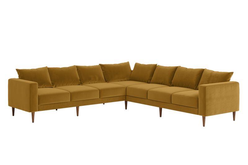 The Essential Corner Sectional (7 Seat) in Recycled Velvet