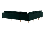 The Essential Corner Sectional (7 Seat) in Recycled Velvet