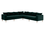 The Essential Corner Sectional (7 Seat) in Recycled Velvet