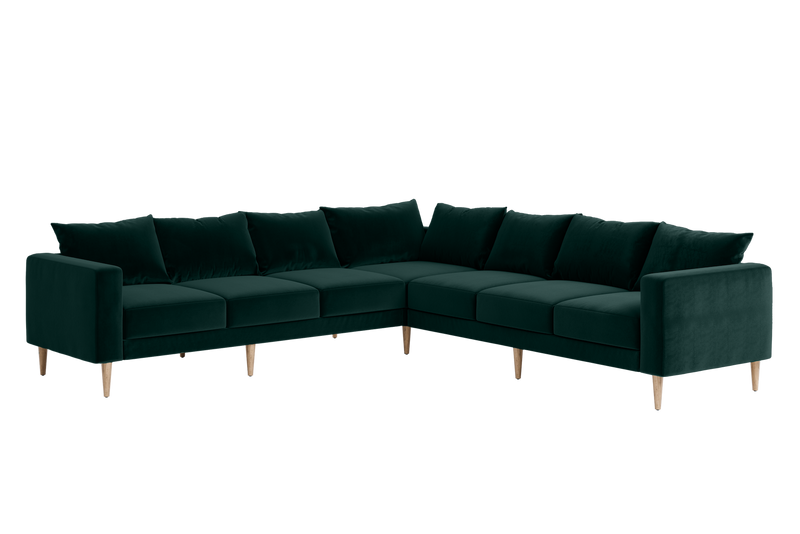 The Essential Corner Sectional (7 Seat) in Recycled Velvet