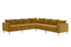 The Essential Corner Sectional (7 Seat) in Recycled Velvet