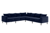 The Essential Corner Sectional (7 Seat) in Recycled Velvet