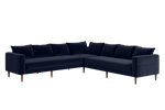 The Essential Corner Sectional (7 Seat) in Recycled Velvet