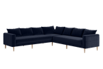 The Essential Corner Sectional (7 Seat) in Recycled Velvet