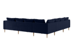 The Essential Corner Sectional (7 Seat) in Recycled Velvet