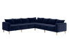 The Essential Corner Sectional (7 Seat) in Recycled Velvet