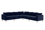 The Essential Corner Sectional (7 Seat) in Recycled Velvet
