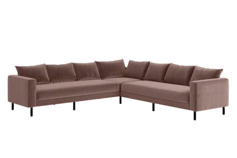 The Essential Corner Sectional (7 Seat) in Recycled Velvet