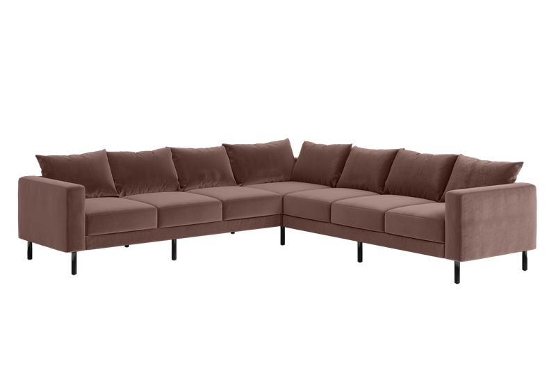 The Essential Corner Sectional (7 Seat) in Recycled Velvet