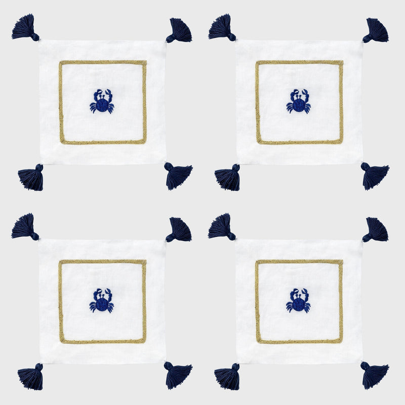 Crab cocktail napkins