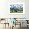 Grazing Teton Bison Wall Art