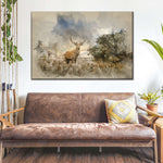 Vintage Stag Wall Art