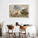 Vintage Stag Wall Art