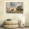 Vintage Stag Wall Art
