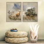 Vintage Stag Wall Art