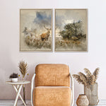 Vintage Stag Wall Art